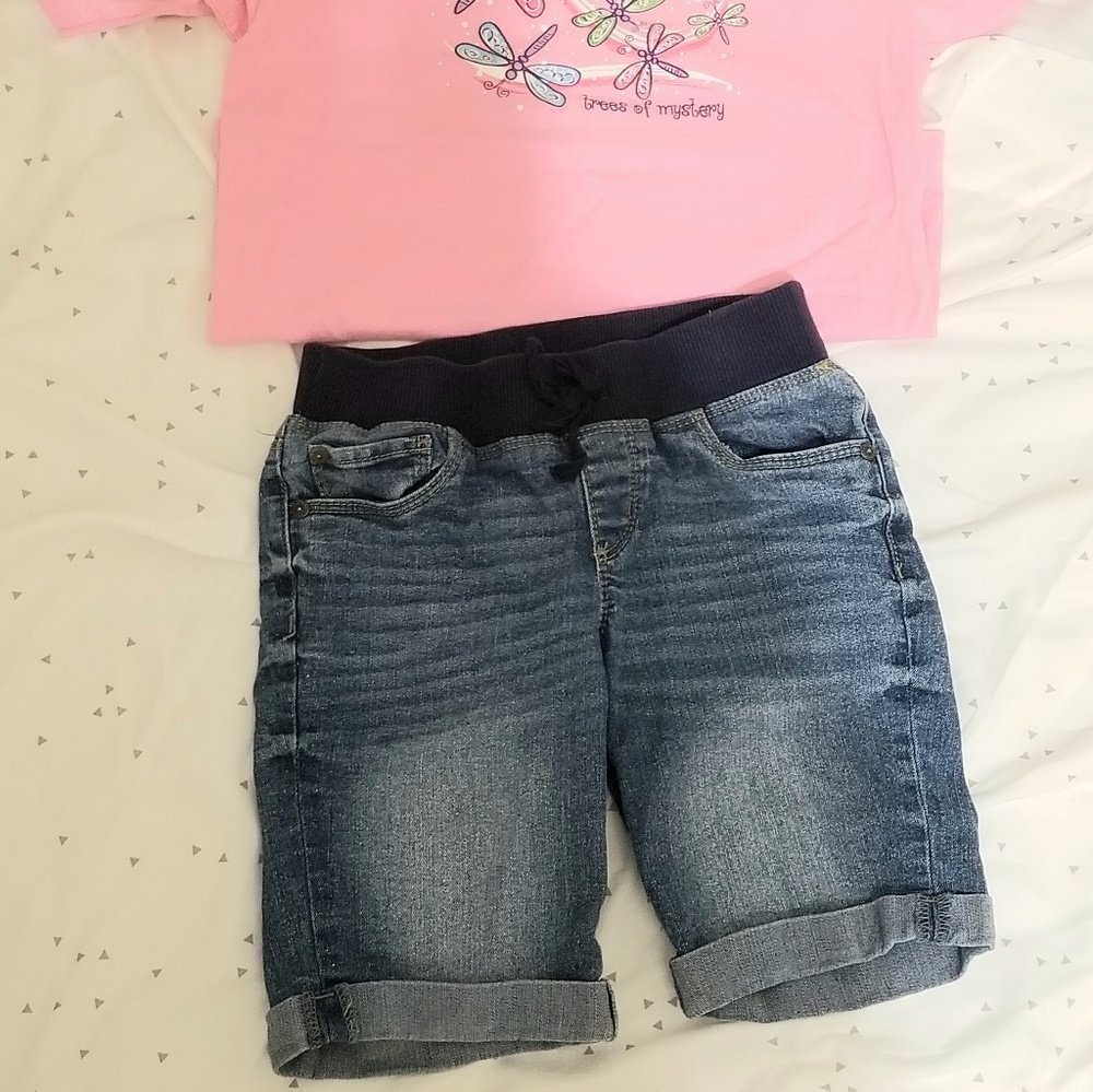 Cute Spandex waist Girls Shorts